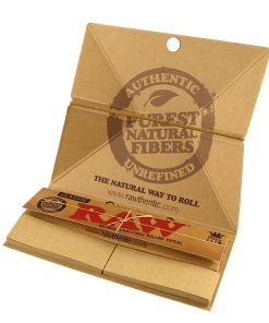 RAW Organic Artesano רואו נייר גלגול אורגני קינג סייז עם פילטרים וקססונית