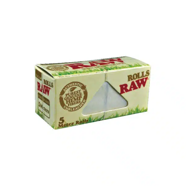 RAW Organic Roll רואו נייר גלגול אורגני קינג סייז רול 5 מטר