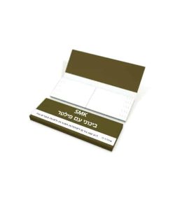 אסאמקיי קלאסי ניירות בינוניים עם פילטרים SMK Medium Papers with Filters