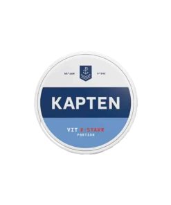 Kapten Wet/Dry Snus קפטן טבק ללעיסה לבן חזק במיוחד