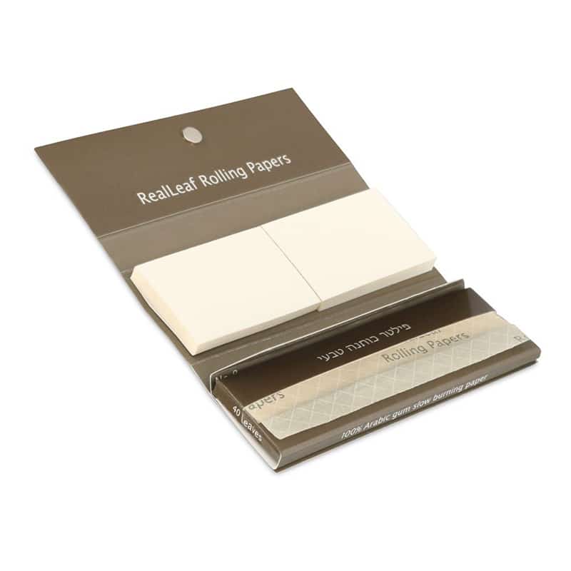 RealLeaf ריליף נייר גלגול בינוני עם פילטרים (המפ)