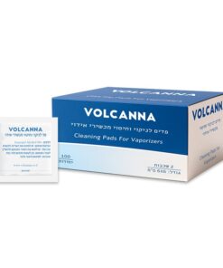 פדים לניקוי וופורייזר 100 יחידות וולקנא Volcana