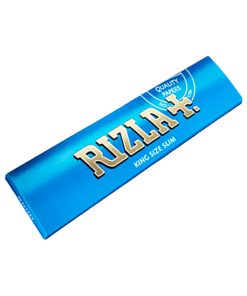 נייר גלגול קינג סייז ריזלה כחול Rizla