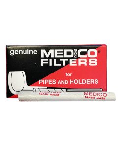 10 פילטרים קרטון 6 מ"מ למקטרת מדיקו Medico