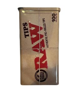 פילטר קרטון מגולגל 6 מ"מ רואו RAW - אריזת מתכת 100 יחידות