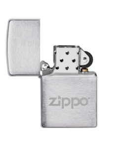 זיפו כסוף ממותג + פלאסק Zippo – תמונה 4
