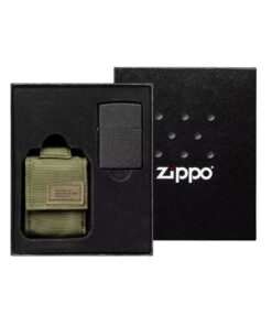 סט מצת זיפו + נרתיק במגוון צבעים Zippo