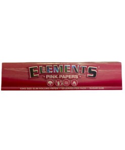 נייר גלגול בצבע ורוד אלמנטס קינג סייז (אורז) Elements